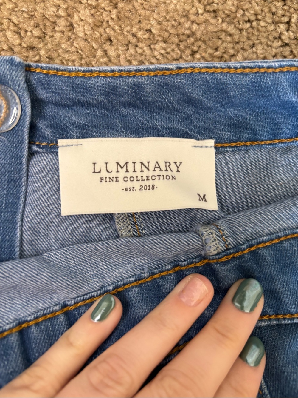 Luminary Aritzia Denim Skirt